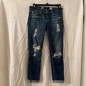 Adriano Goldschmied AG Women's Shilt Roll-Up Jeans